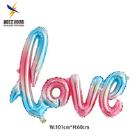 Ballons en feuille d'aluminium en forme de lettres de l'alphabet LOVE pour mariage et fête, tailles personnalisables et colorées, pour la Saint-Valentin et Noël