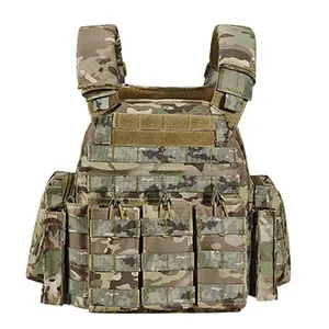 Shero Alta Qualidade Carrier Placa Impermeável Tactical Vest Multicam Molle Quick Release Carrier Placa Peito Tactical Vest Gear