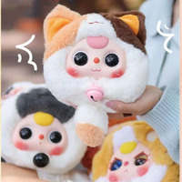 Le plus populaire : Peluche originale Chat porte-bonheur à fermeture éclair, adorable jouet en peluche, Chat de la fortune, Poupées en vinyle, Boîte surprise en peluche, Cadeau