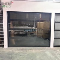 Puerta de Garaje Seccional de Vidrio sin Marco con Certificación AS2047, Control Inteligente por Wifi, Suministro de Fábrica LONGTAI para Constructores Australianos