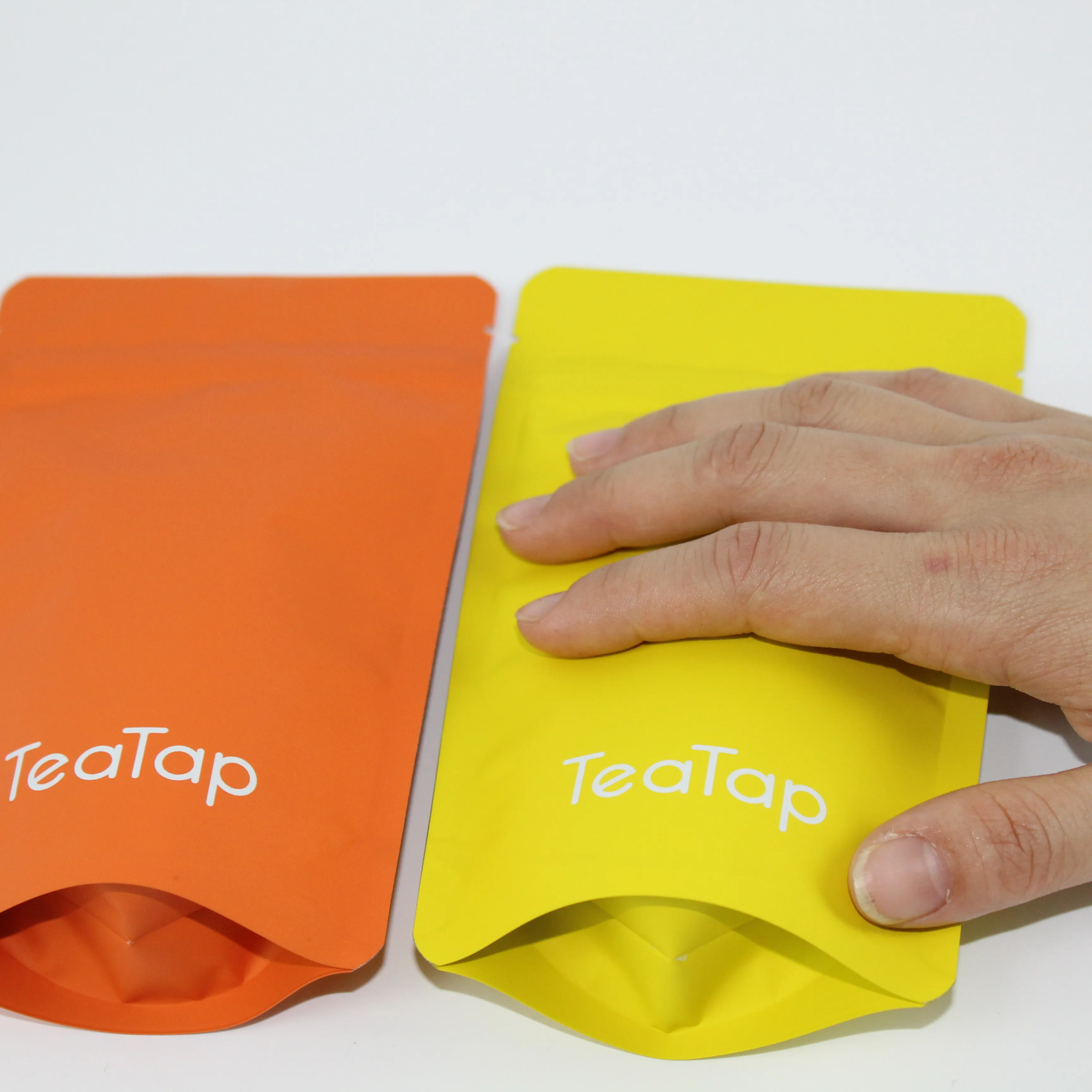 Soft Touch Gedrukt Plastic Poly Thee Verpakking Zakken/Pouch Voor Thee Bladeren Verpakking