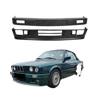 M Sport pour Série 3 <span class=keywords><strong>E30</strong></span> 1982-1994 Pare-chocs avant/arrière en PP Noir Neuf Fixation par boulons 100% compatible - Product Image 1