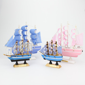 Sailing Boat Cake Topper Handmade Birthday Decoration Ocean Theme Children's Party Accessory - Product Image 1