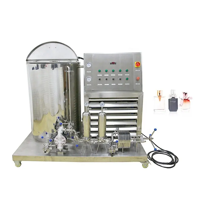 Máquina de mistura de perfume 100l, preço de fábrica, máquina de perfume misturadora, tanque de mistura com filtro