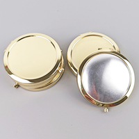 En gros Portable En Métal Point De Croix Miroir Embryon Base Vierge Fournitures D'artisanat Créatif pour Miroir Personnalisé Faire Style De Mode