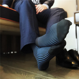 <strong>Men's</strong> <strong>Garters</strong> and Straight Tube Colored Striped Business Formal High Elasticity <strong>Men's</strong> <strong>Socks</strong> Universal Simple High Tube <strong>Socks</strong> - Product Image 1