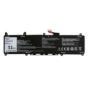 High Capacity 51Wh C31N1806 Laptop <b>Battery</b> Replacement for Asus VivoBook S330FA S330FN S330UA in Stock - Product Image 1