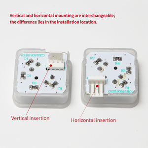 Bouton carré extérieur d'ascenseur BS34C avec lumière blanche et bleue pour Xizi <span class=keywords><strong>Otis</strong></span> - Product Image 3