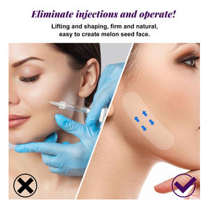 ขายด่วน OEM 60 ชิ้นต่อกล่อง แผ่นยกกระชับใบหน้าแบบทันที ลดเลือนริ้วรอย แผ่นแปะยกกระชับใบหน้าแบบใส - Product Image 5