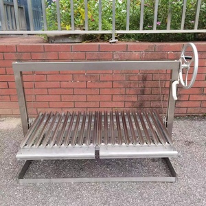 Gril <span class=keywords><strong>Argentine</strong></span> Asado/Santa Maria en Acier Inoxydable, 100 cm (40 po), à Charbon de Bois, Hauteur Réglable GK1000E2 - Product Image 3
