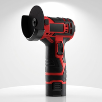 Meuleuse d'angle sans fil professionnelle industrielle 12V, sans balais, 10000 tr/min, batterie lithium 1000mAh, pour bricolage et découpe de bois intensives