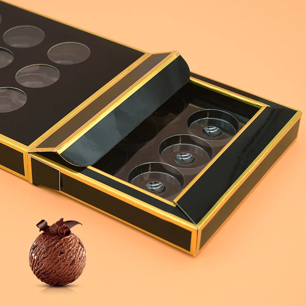 사용자 정의 장식 초콜릿 스낵 선물 300 gsm 종이 상자 포장 디저트 바클라바 상자