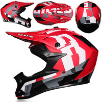 Casque de moto tout-terrain, détachable et lavable, casque de motocross intégral pour moto tout-terrain, BMX, certifié DOT, course tout-terrain