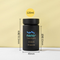 Bouteilles en plastique vides avec bouchon à vis de 100 ml et 180 ml pour l'emballage de vitamines, produits médicaux, capsules, poudres et pilules