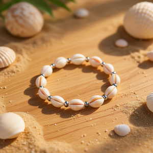 Shell <b>Beaded</b> <b>Bracelets</b> Stainless Steel Women's Fashion Jewelry Gift Set 12pcs - Product Image 3