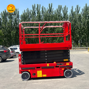 Plataforma elevadora de tijera hidráulica de 4-18m de China, plataforma elevadora de tijera autopropulsada, plataforma de trabajo aéreo - Product Image 5