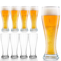 EX-05 Verres à bière en cristal sans plomb en gros, logo personnalisé, verre à bière, verre à bière pilsner