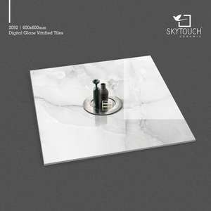 NUEVO DISEÑO ANTIDESLIZANTE SUPERFICIE EFECTIVA CLÁSICA CUERPO COMPLETO AZULEJO DE PORCELANTO BLANCO PARA CONSTRUCCIÓN Fabricante líder exportador - Product Image 6