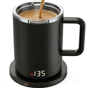 <span class=keywords><strong>Taza</strong></span> de Café con Control de Temperatura 2 en 1, con Carga Inalámbrica, de la Fábrica de Shenzhen, con Batería Recargable - Product Image 1