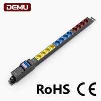 PDU de Rack Trifásico de 1U, 12 Tomas Schuko Tipo F, 380V 63A, Carga Balanceada 41kW, CE