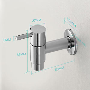 स्मार्ट क्रोम किचन टैप्स डेल्टा नल ब्ला बाथरूम वैनिटी सिंक गर्म और ठंडे पानी के मिक्सर बाथरूम एक हैंडल नल - Product Image 6