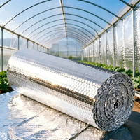 Rouleau d'isolation écologique moderne en aluminium double face avec bulles d'air pour toiture et refroidissement de serres agricoles