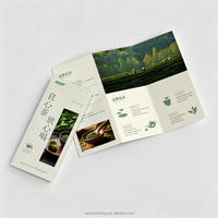 Impression de brochures personnalisées directement de l'usine, vente en gros de brochures pliées en trois, promotion commerciale