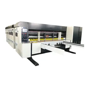 Tự động bốn màu giấy các tông hộp sóng flexo nhà sản xuất máy in