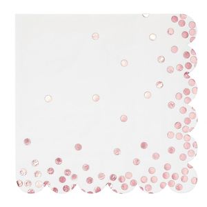 Serviettes en papier jetables pour restaurant, 13x13 pouces, 3 plis, à pois festonnés, 18 g/m², en pâte de bois, carrées, 4 plis, emballage moderne - Product Image 5