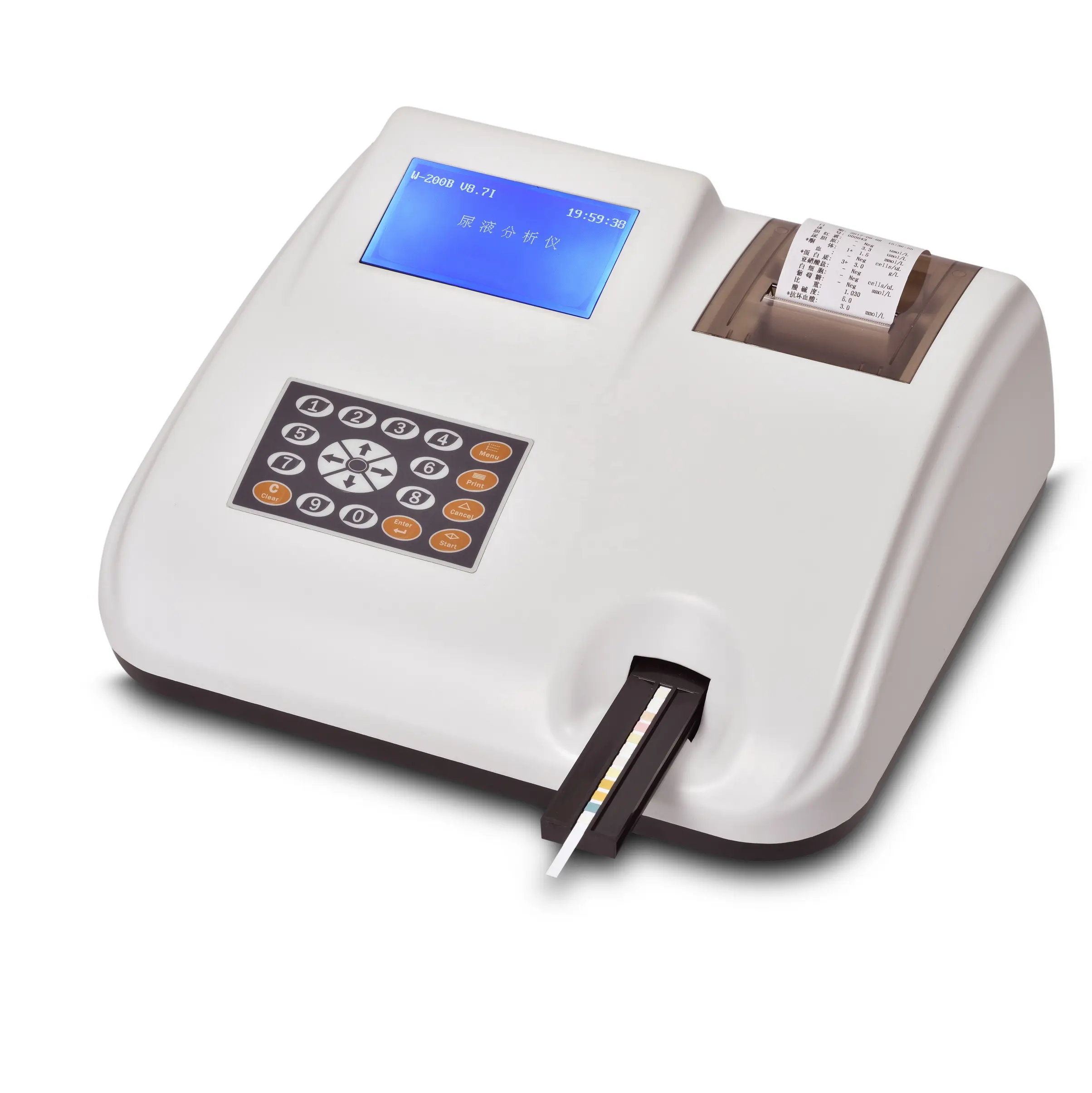 W-200 Semi Automatische Urine Analyzer Klinische Ziekenhuis Medische Laboratorium Apparatuur