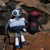Offre Spéciale nouveauté FNAF horreur dessin animé en peluche unisexe belle peluche poupée sauvage Robot sécurité violation Super doux peluche maille