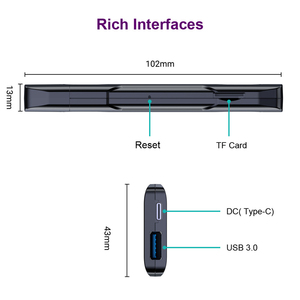 ทีวีสติ๊กใหม่ ปี 2024 ระบบแอนดรอยด์ 13 HK1 RBOX D8 สมาร์ททีวีสติ๊ก กล่องรับสัญญาณ 8k hd ไฟร์สติ๊ก 4GB 32GB พร้อมรีโมทคอนโทรล แอนดรอยด์ <span class=keywords><strong>4k</strong></span> ทีวีสติ๊ก - Product Image 4