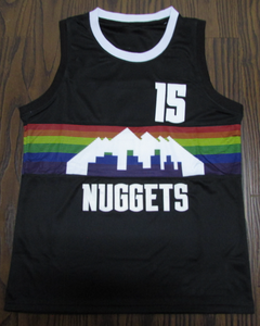 Nouveaux Styles 2026 – Ventes Flash et Maillots de Basketball Homme Brodés de Haute Qualité des <span class=keywords><strong>Denver</strong></span> <span class=keywords><strong>Nuggets</strong></span> # <span class=keywords><strong>Maillot</strong></span> de Jokic n°15 - Product Image 1