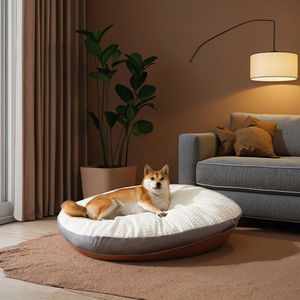 Cama para Perros y Gatos, Diseño de Caseta, para Todas las Estaciones, Felpa Larga, Cálida y Acogedora, Cojín para Mascotas, para Cachorros y Perros Grandes - Product Image 6