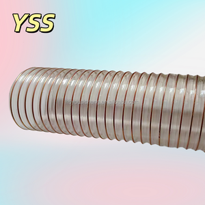 <span class=keywords><strong>Tuyau</strong></span> flexible en PU, <span class=keywords><strong>tuyau</strong></span> accordéon, grand diamètre, transparent, anti-poussière, <span class=keywords><strong>tuyau</strong></span> en acier pour l'utilisation en conduite - Product Image 3