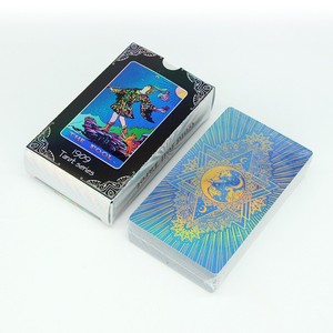 Tarjetas de Tarot con Lámina Dorada, Nuevas, Impresas a Color, de Plástico Impermeable, Especializadas para Comercio Electrónico Transfronterizo - Product Image 4