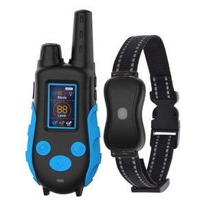 <span class=keywords><strong>Collar</strong></span> de entrenador de perros con control remoto con sonido de advertencia, vibración, descarga eléctrica, zumbador, equipo de entrenamiento de agilidad ligera - Product Image 3
