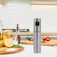 Distributeur d'huile automatique en acier inoxydable Wishome - Pulvérisateur d'huile d'olive sans contact, anti-fuite, pour la cuisine, qualité alimentaire