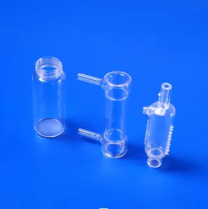 Wholesale customization Processing Quartz Glass Instrument For Laboratory Custom Quartz Glass Reactor