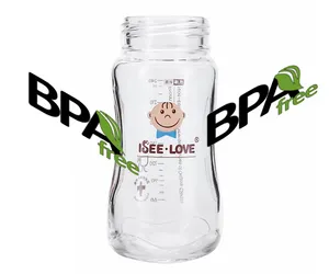 2Oz 4Oz 8Oz Glazen Melk Brede Hals Babyzuigflessen Bpa Vrij