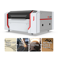 Máquina Láser JQLASER 6 en 1, Nuevo Diseño para Máquinas de Corte Láser Multifunción para Metales y No Metales, Láser de 1200w 150w