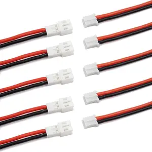 Conector de paso de 2,54mm, 2, 3, 4 pines, XH JST, arnés de cables, Cable JST macho y hembra, jst XH