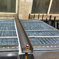 Grille de drainage de sol galvanisée pour plateforme industrielle