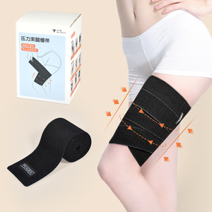 Attelle de compression élastique personnalisée pour <span class=keywords><strong>cuisse</strong></span>, post-liposuccion, prévention des tensions musculaires, soutien de la jambe, <span class=keywords><strong>bandage</strong></span> de compression inguinal - Product Image 2
