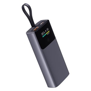 Trending Product 22.5W 10000Mah Portable Power Bank with Quick Charge Support and Double USB Outputs for iPhone 16 (With Cable)