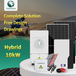 Nổi tiếng deye thương hiệu lai năng lượng mặt trời nhỏ hệ thống năng lượng 10KW cho nhà 10KVA nhà năng lượng mặt trời hệ thống điện - Product Image 1