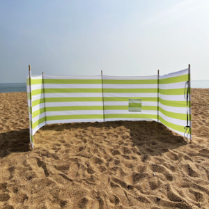 Customized Wooden Poles Outdoor Camping Wind Screen Shield Sun Shade <strong>Beach</strong> <strong>Windbreaker</strong> for Outdoor Camping - Product Image 2