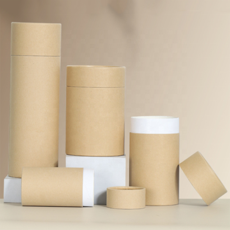 Wholesale Packaging Printing Paper Packaging Paper Tube Cmyk Four-color Printing Deodorized Lip Gloss Paper Tube Packaging