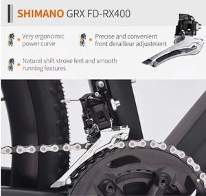 Bicicleta de carretera de carbono <span class=keywords><strong>SAVA</strong></span> Gravel 700*40 T800 cuadro de carbono 20 velocidades Bicicleta fábrica al por mayor - Product Image 5