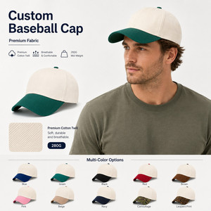 Custom Logo 6-Panel Baseball Cap Structured Fit Contrast Visor Camo Leopard Premium Cotton Wholesale Adjustable <b>Sun</b> <b>Hat</b> - Product Image 1